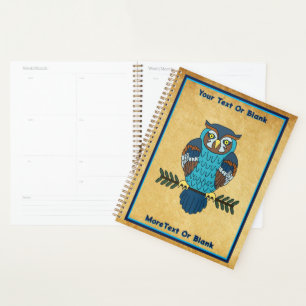 Nordic Folk Art Uil Planner