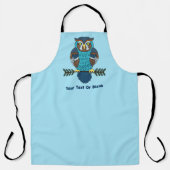 Nordic Folk Art Uil Schort (Voorkant)