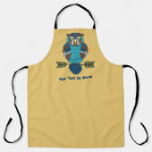 Nordic Folk Art Uil Schort (Voorkant)