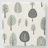 nordic forest stone Onderzetter (Voorkant)