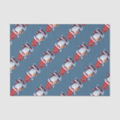 Nordic Gnome Holding A Candy Cane Cocktail Tissuepapier (Voorkant)