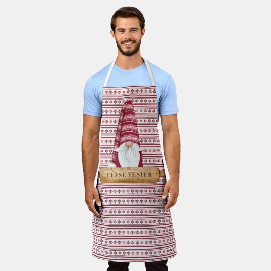 Nordic Gnome | Lefse Tester Apron Schort (Gedragen)