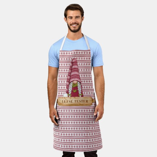 Nordic Gnome | Lefse Tester Apron Schort (Gedragen)
