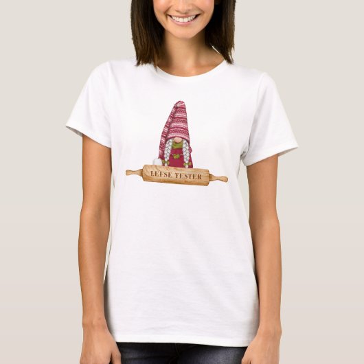 Nordic Gnome | Lefse Tester T-Shirt (Voorkant)