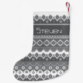 Nordic Gray Kleine Kerstsok (Achterkant)