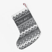 Nordic Gray Kleine Kerstsok (Achterkant (Hangend))