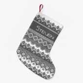 Nordic Gray Kleine Kerstsok (Voorkant (Hangend))