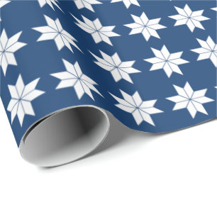 Nordic Holiday Star Wrapping Paper Cadeaupapier