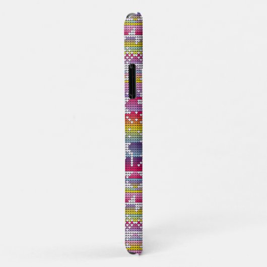 Nordic Kerstkleurful Winter Knits Pattern Case-Mate iPhone Case (Achterkant/rechts)