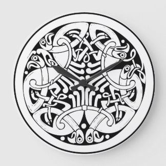 Nordic Knotwork – Viking Mythology Art Grote Klok