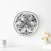 Nordic Knotwork – Viking Mythology Art Grote Klok (Huis)