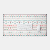 Nordic Light Winter Pattern Bureaumat (Keyboard & Muis)