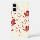 Nordic Mitten iPhone 16 Coque (Verso)
