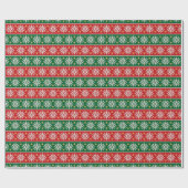Nordic Noel Knit Cadeaupapier (Vlak)