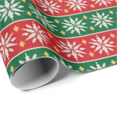 Nordic Noel Knit Cadeaupapier (Rol Hoek)