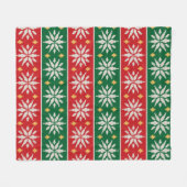 Nordic Noel Knit Fleece Deken (Voorkant (Horizontaal))