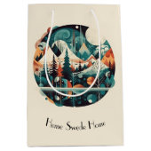 Nordic Pines & Peaks, op maat Medium Cadeauzakje (Voorkant)