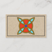 Nordic Protection from Witchcraft or Witch's Knot Visitekaartje (Achterkant)