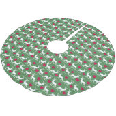 Nordic Reindeer & Hearts Pattern Kerstboom Rok (Gekanteld)