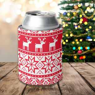 Nordic Rendier Lelijke Kersttrui Party Blikjeskoeler