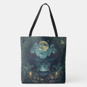 Nordic Samhain Canvas tassen - Witch's Cauldron De (Voorkant)