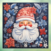 Nordic Santa Window Cling Raamsticker (Vel 3)