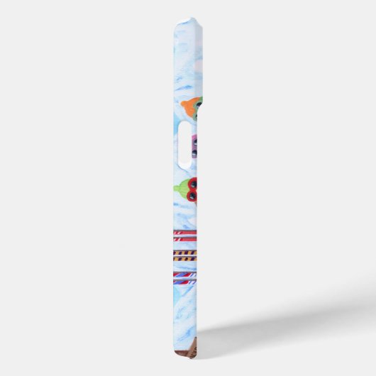 Nordic Skiing Labradors Painting Case-Mate iPhone Case (Achterkant / Rechts)