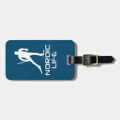Nordic Skiing Life Bagagelabel (Voorkant horizontaal)
