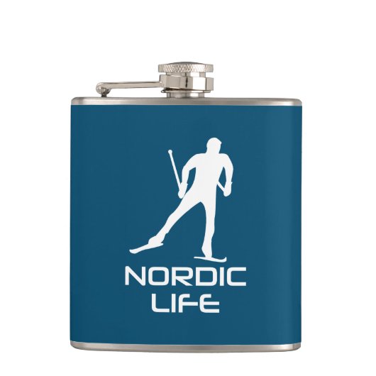 Nordic Skiing Life Heupfles (Voorkant)