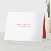 Nordic Snowflake Carte photo de Noël 1 Photo (Dos)