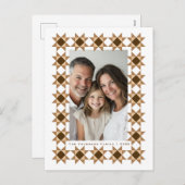 Nordic Star Lijst Cream Feestdagenkaart (Voorkant / Achterkant)