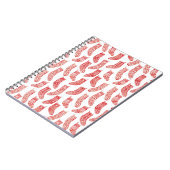 Nordic Stockings Red en White Notitieboek (Linkerzijde)