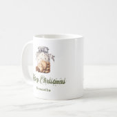 Nordic Style Christmas Mug Personalized Gift (Devant gauche)