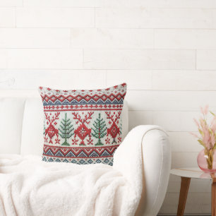 Nordic Style geborduurd kerst Sierkussen