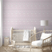 Nordic Sweater Winter Animals Babykamer Roze