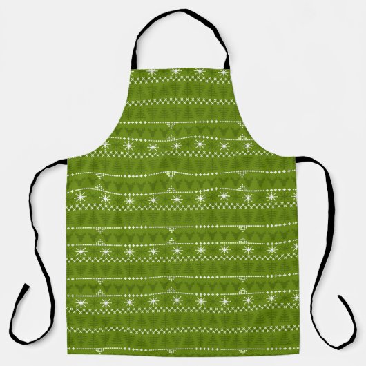 Nordic Trees and Stars Pattern Schort (Voorkant)