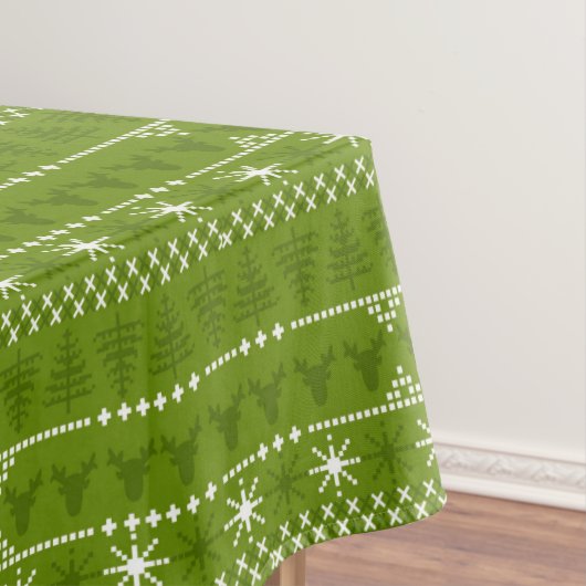 Nordic Trees and Stars Pattern Tafelkleed (Voorbeeld)
