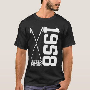 Nordic Walking 1958 Wandelen 65e verjaardag T-shirt