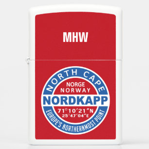 NORDKAPP Aangepast monogram lichter voor Noorwegen