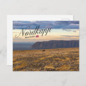 Nordkapp Briefkaart (Voorkant / Achterkant)