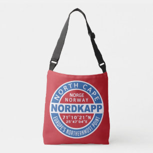 NORDKAPP de zakken van Noorwegen Crossbody Tas