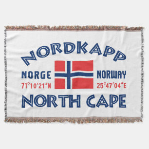 NORDKAPP Noorwegen gooit dekens Deken