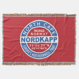 NORDKAPP Noorwegen gooit dekens Deken