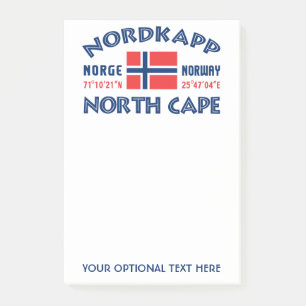 NORDKAPP Noorwegen Post-it notes