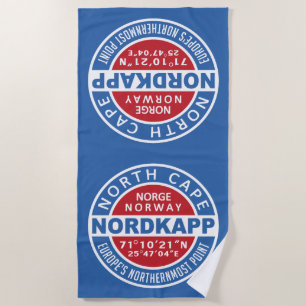 NORDKAPP Noorwegen Strandlaken