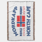 NORDKAPP Norvège jeter la couverture (devant Vertical)