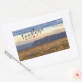 Nordkapp Rechthoekige Sticker (Envelop)