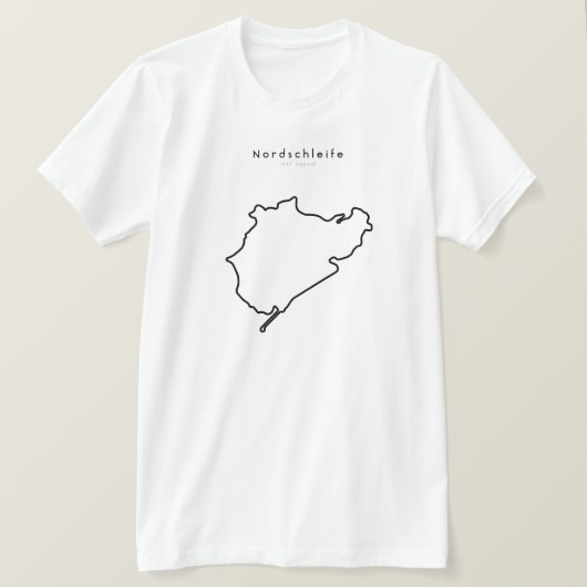 Nordschleife Formula One Track T-shirt (Design voorkant)