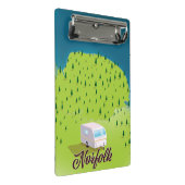 Norfolk Caravan map Notitieboek Mini Klembord (Schuin)