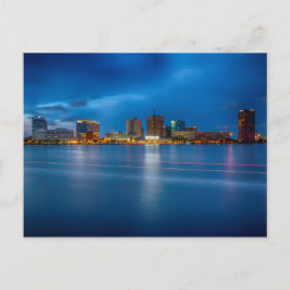 Norfolk City Skyline Briefkaart